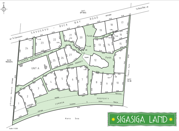 SigaSiga Resident Land selling map