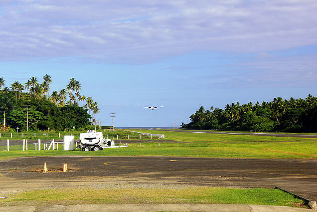 The local Savusavu airport